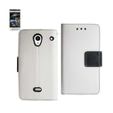 REIKO SHARP AQUOS CRYSTAL 3-IN-1 WALLET CASE IN WHITE