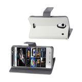 REIKO SHARP AQUOS CRYSTAL 3-IN-1 WALLET CASE IN WHITE