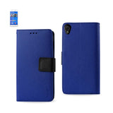 REIKO SONY XPERIA Z3V 3-IN-1 WALLET CASE IN NAVY
