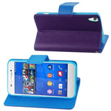 REIKO SONY XPERIA Z3V 3-IN-1 WALLET CASE IN PURPLE