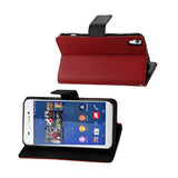 REIKO SONY XPERIA Z3V 3-IN-1 WALLET CASE IN RED