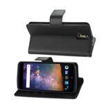 REIKO ZTE AXON PRO 3-IN-1 WALLET CASE IN BLACK