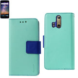 REIKO ZTE AXON PRO 3-IN-1 WALLET CASE IN GREEN