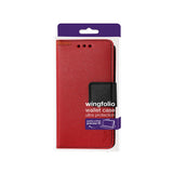 REIKO ZTE AXON PRO 3-IN-1 WALLET CASE IN RED