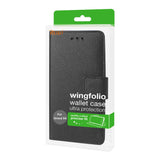 REIKO ZTE GRAND X4 3-IN-1 WALLET CASE IN BLACK