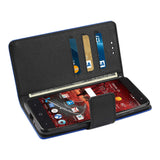 REIKO ZTE GRAND X4 3-IN-1 WALLET CASE IN NAVY