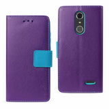 REIKO ZTE GRAND X4 3-IN-1 WALLET CASE IN PURPLE