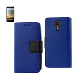 REIKO ZTE N817 3-IN-1 WALLET CASE IN NAVY