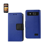 REIKO ZTE SPEED 3-IN-1 WALLET CASE IN NAVY