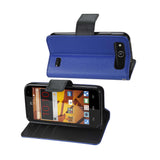 REIKO ZTE SPEED 3-IN-1 WALLET CASE IN NAVY