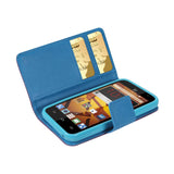 REIKO ZTE SPEED 3-IN-1 WALLET CASE IN PURPLE