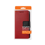 REIKO ZTE SPEED 3-IN-1 WALLET CASE IN RED