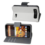 REIKO ZTE SPEED 3-IN-1 WALLET CASE IN WHITE
