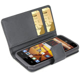 REIKO ZTE SPEED 3-IN-1 WALLET CASE IN WHITE
