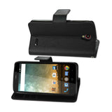 REIKO ZTE PRESTIGE 3-IN-1 WALLET CASE IN BLACK