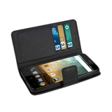 REIKO ZTE PRESTIGE 3-IN-1 WALLET CASE IN BLACK
