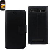 REIKO ZTE WARP SYNC 3-IN-1 WALLET CASE IN BLACK