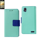 REIKO ZTE WARP ELITE 3-IN-1 WALLET CASE IN GREEN
