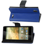 REIKO ZTE WARP ELITE 3-IN-1 WALLET CASE IN NAVY