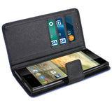 REIKO ZTE WARP ELITE 3-IN-1 WALLET CASE IN NAVY
