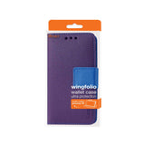 REIKO ZTE WARP ELITE 3-IN-1 WALLET CASE IN PURPLE