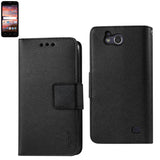 REIKO ZTE OVERTURE 2 3-IN-1 WALLET CASE IN BLACK
