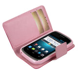 REIKO ZTE PRELUDE 2 3-IN-1 WALLET CASE IN HOT PINK