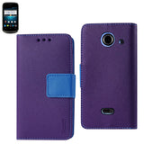 REIKO ZTE PRELUDE 2 3-IN-1 WALLET CASE IN PURPLE