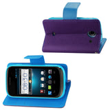 REIKO ZTE PRELUDE 2 3-IN-1 WALLET CASE IN PURPLE