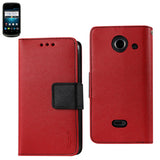 REIKO ZTE PRELUDE 2 3-IN-1 WALLET CASE IN RED