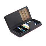 REIKO ZTE SONATA 2 3-IN-1 WALLET CASE IN RED