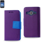 REIKO ZTE CONCORD 2 3-IN-1 WALLET CASE IN PURPLE