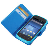 REIKO ZTE CONCORD 2 3-IN-1 WALLET CASE IN PURPLE