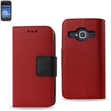 REIKO ZTE CONCORD 2 3-IN-1 WALLET CASE IN RED