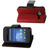 REIKO ZTE CONCORD 2 3-IN-1 WALLET CASE IN RED