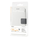 REIKO ZTE SONATA 4G 3-IN-1 WALLET CASE IN WHITE