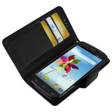 REIKO ZTE GRAND X 3-IN-1 WALLET CASE IN BLACK
