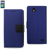 REIKO ZTE GRAND X MAX 3-IN-1 WALLET CASE IN NAVY
