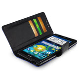 REIKO ZTE GRAND X MAX 3-IN-1 WALLET CASE IN NAVY