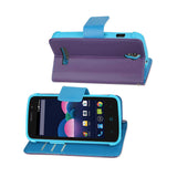 REIKO ZTE OBSIDIAN 3-IN-1 WALLET CASE IN PURPLE