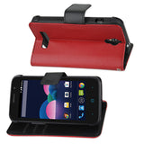 REIKO ZTE OBSIDIAN 3-IN-1 WALLET CASE IN RED