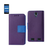 REIKO ZTE ZMAX 2 3-IN-1 WALLET CASE IN PURPLE