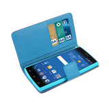 REIKO ZTE ZMAX 2 3-IN-1 WALLET CASE IN PURPLE