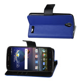 REIKO ZTE GRAND X3 3-IN-1 WALLET CASE IN NAVY