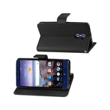 REIKO ZTE GRAND X MAX 2 3-IN-1 WALLET CASE IN BLACK