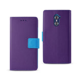 REIKO ZTE GRAND X MAX 2 3-IN-1 WALLET CASE IN PURPLE