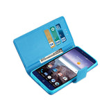 REIKO ZTE GRAND X MAX 2 3-IN-1 WALLET CASE IN PURPLE