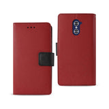 REIKO ZTE GRAND X MAX 2 3-IN-1 WALLET CASE IN RED