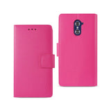 REIKO ZTE GRAND X MAX 2 WALLET CASE WITH INNER ZEBRA PRINT IN HOT PINK