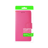 REIKO ZTE GRAND X MAX 2 WALLET CASE WITH INNER ZEBRA PRINT IN HOT PINK